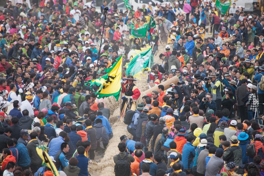 당진 기지시줄다리기 민속축제 6일 팡파르 이미지