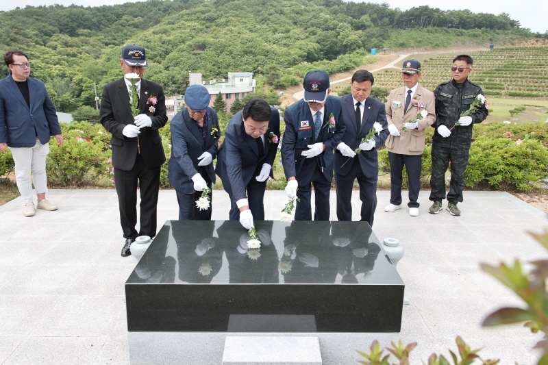 당진시, 대호지 공설묘지 국가유공자 봉안당 개소식 개최 이미지
