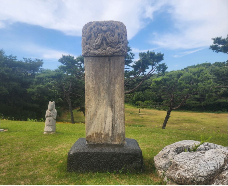 당진시, 이의무 신도비 보존처리 완료 이미지