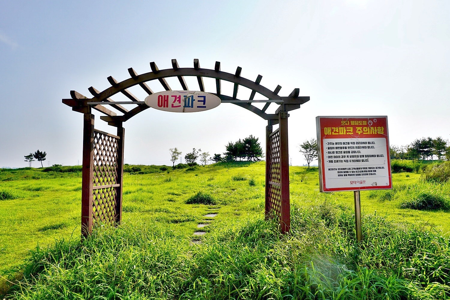 반려견도 쉬어가요. 행담도휴게소 반려견 놀이터 애견파크 이미지
