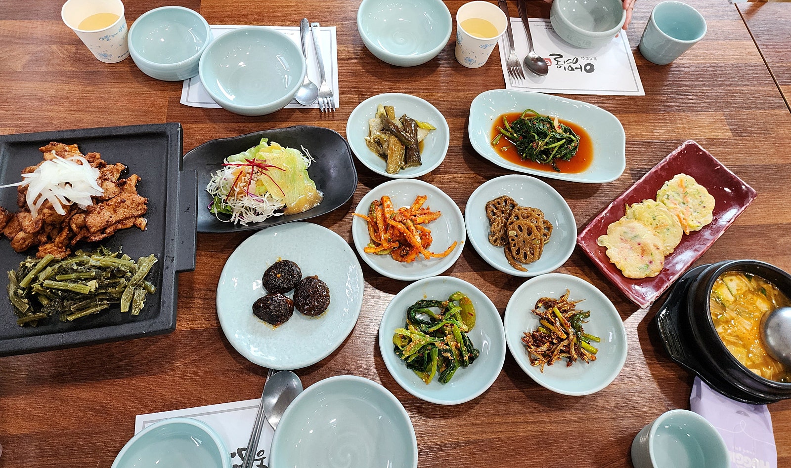 당진 맛집, 향토음식 아미 여울 농가에서  꺼먹지를 맛보다! (한상차림 및 아미 쌀 소개) 이미지